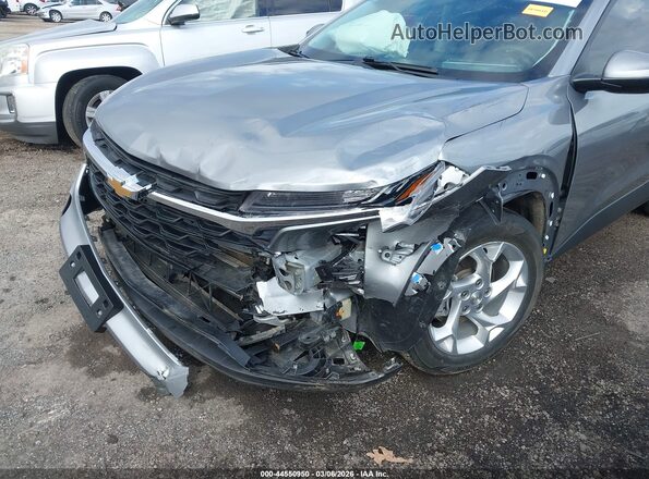 KL77LFE23RC139972 2024 CHEVROLET TRAX Gray Вид спереду