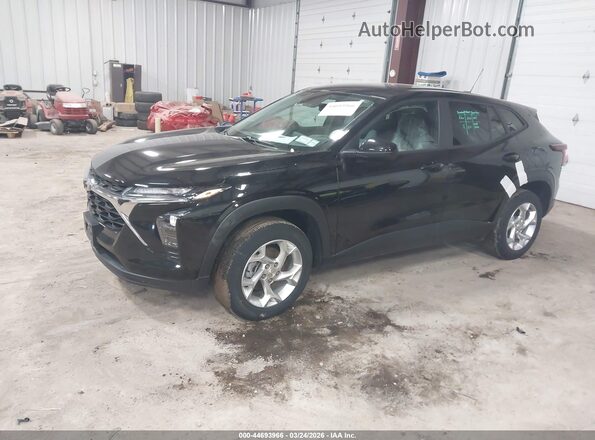 KL77LFE2XRC207345 2024 CHEVROLET TRAX Black Առջևի ձախ երեք քառորդ տեսարան