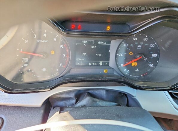 KL77LFEP3TC001111 2026 CHEVROLET TRAX Charcoal Вид щитка приладів