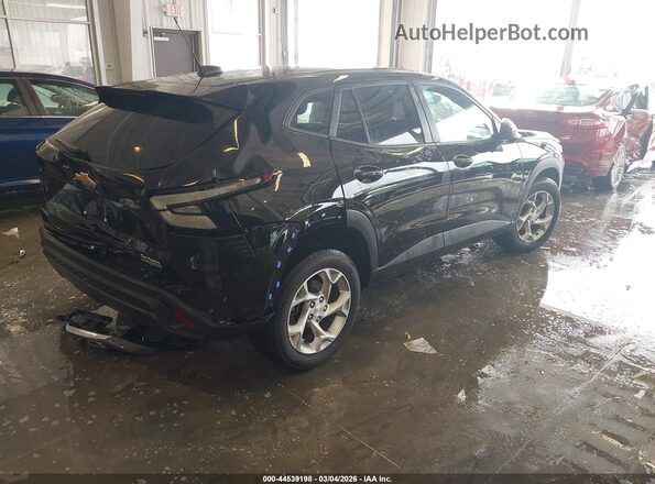 KL77LFEP4SC058562 2025 CHEVROLET TRAX Black უკანა მარჯვენა