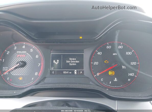 KL77LGEP1SC306093 2025 CHEVROLET TRAX White 