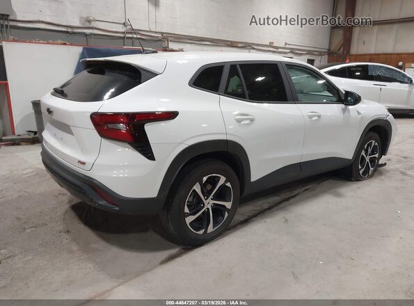 KL77LGEP5SC093715 2025 CHEVROLET TRAX White Tył prawy