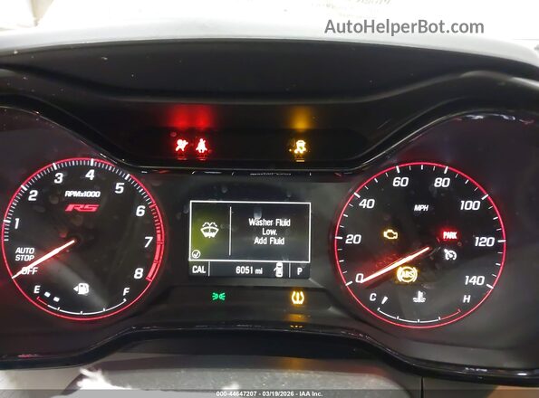KL77LGEP5SC093715 2025 CHEVROLET TRAX White Widok tylnych siedzeń