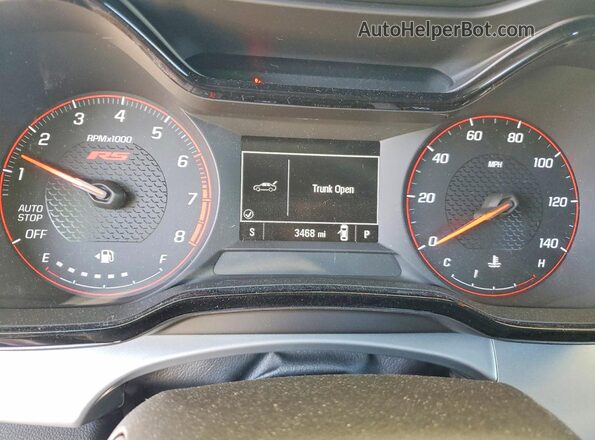 KL77LGEP9TC001166 2026 CHEVROLET TRAX White Vista del cuadro de instrumentos