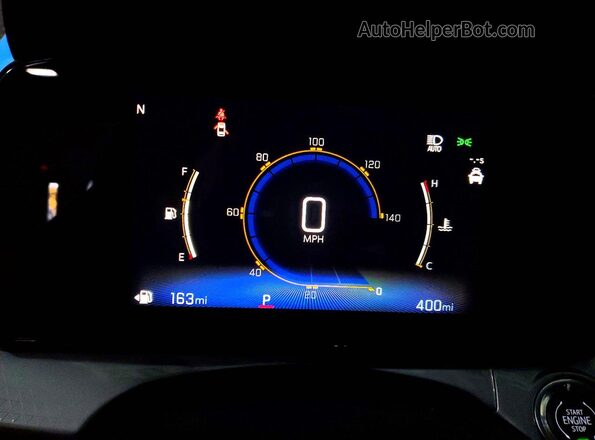 KL77LHEP1TC028528 2026 CHEVROLET TRAX Blue Widok zestawu wskaźników
