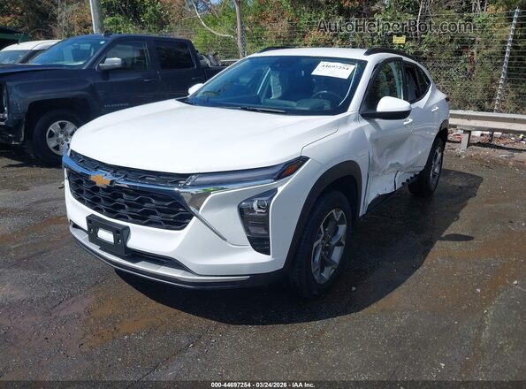 KL77LHEP6SC171926 2025 CHEVROLET TRAX White Передня ліва чверть