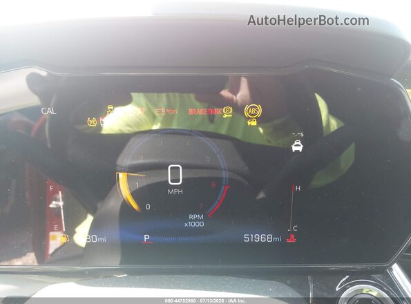 KL77LJE28RC034721 2024 CHEVROLET TRAX Оранжевый Вид задних сидений