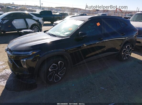 KL77LJEP9SC079975 2025 CHEVROLET TRAX Black წინა მარცხენა ხედი სამი მეოთხედიდან