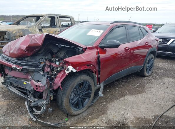 KL77LKE22RC112299 2024 CHEVROLET TRAX Red Vista tres cuartos delantera izquierda