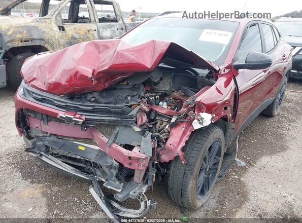 KL77LKE22RC112299 2024 CHEVROLET TRAX Red Vista frontal