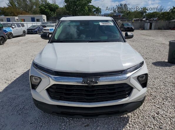 KL79MMS21RB177429 2024 CHEVROLET TRAILBLAZER White Widok z przodu