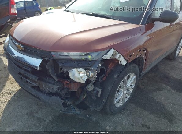 KL79MMS22MB012515 2021 CHEVROLET TRAILBLAZER Orange Widok z przodu