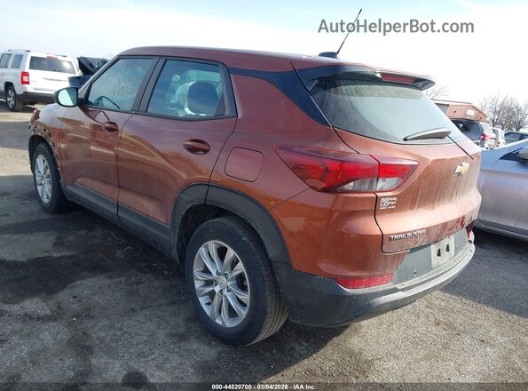 KL79MMS22MB012515 2021 CHEVROLET TRAILBLAZER Orange Tył lewy