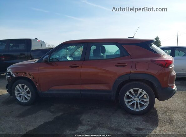 KL79MMS22MB012515 2021 CHEVROLET TRAILBLAZER Orange Widok wnętrza 360 stopni