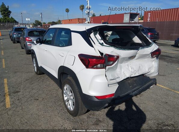 KL79MMS22MB169543 2021 CHEVROLET TRAILBLAZER White Trasero izquierdo