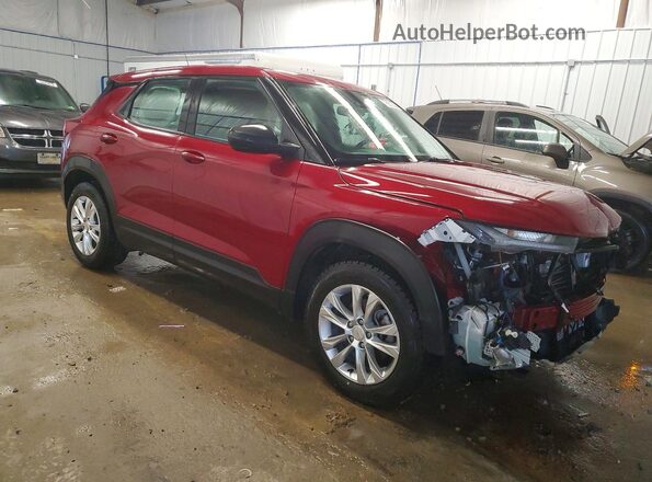 KL79MMS24MB143574 2021 CHEVROLET TRAILBLAZER Red Передня права чверть