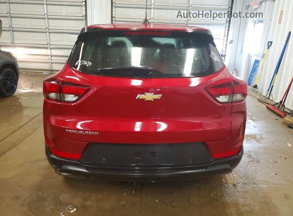 KL79MMS24MB143574 2021 CHEVROLET TRAILBLAZER Red Вид ззаду