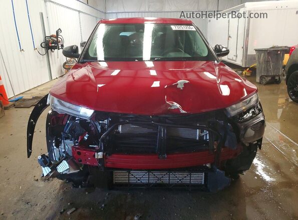 KL79MMS24MB143574 2021 CHEVROLET TRAILBLAZER Red Вид спереду