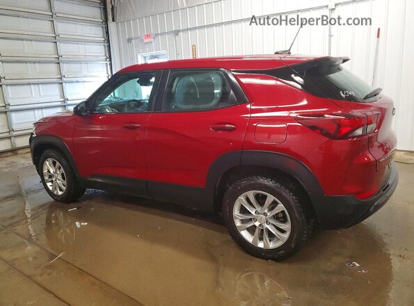 KL79MMS24MB143574 2021 CHEVROLET TRAILBLAZER Red Задня ліва чверть