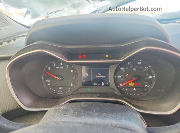 KL79MMS24MB159290 2021 CHEVROLET TRAILBLAZER Black Vista del cuadro de instrumentos