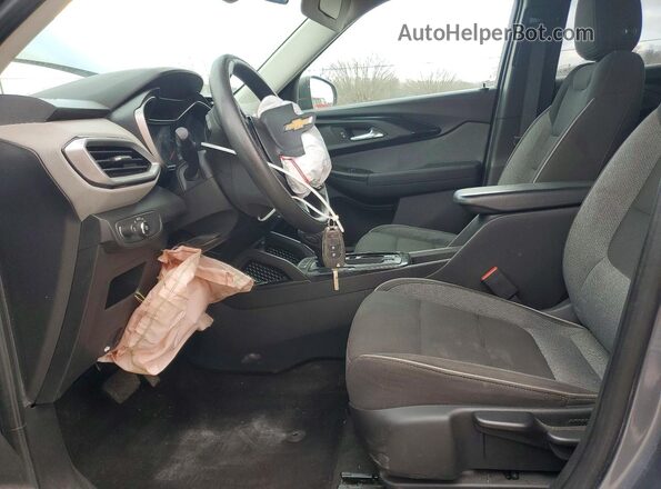 KL79MMS25NB116319 2022 CHEVROLET TRAILBLAZER Gray Вид салону спереду