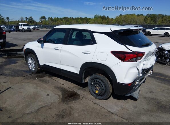 KL79MMS25PB079937 2023 CHEVROLET TRAILBLAZER White Հետևի ձախ