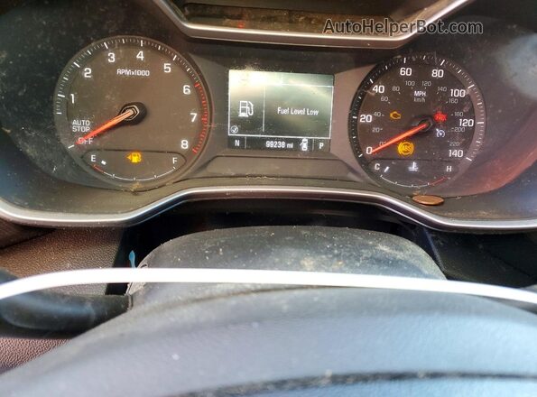 KL79MMS26MB127618 2021 CHEVROLET TRAILBLAZER Blue Instrument cluster view