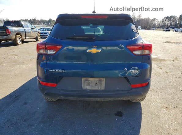 KL79MMS26MB127618 2021 CHEVROLET TRAILBLAZER Blue Rear view