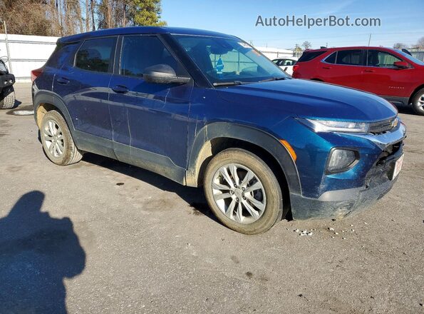 KL79MMS26MB127618 2021 CHEVROLET TRAILBLAZER Blue Front right