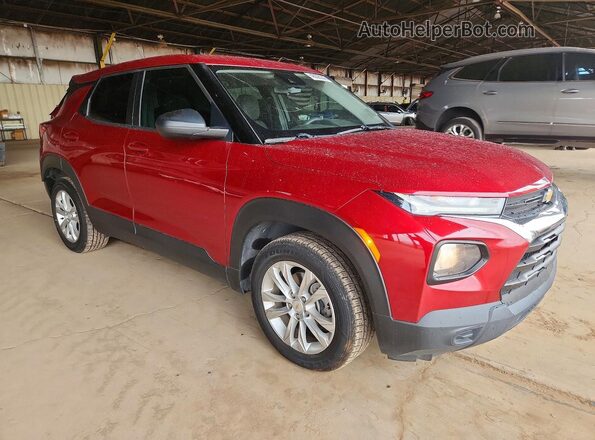 KL79MMS28MB012762 2021 CHEVROLET TRAILBLAZER Maroon წინა მარჯვენა