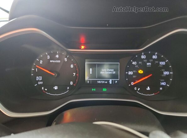 KL79MMS28MB012762 2021 CHEVROLET TRAILBLAZER Maroon ხელსაწყოთა პანელის ხედი