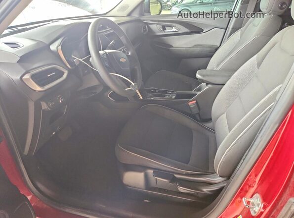 KL79MMS28MB012762 2021 CHEVROLET TRAILBLAZER Maroon წინა სალონის ხედი