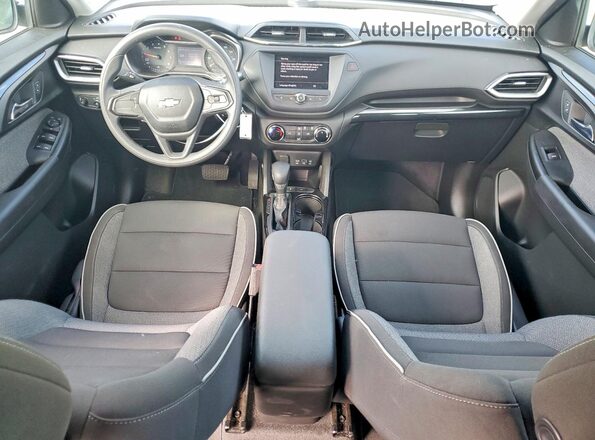 KL79MMS29MB060092 2021 CHEVROLET TRAILBLAZER White Widok deski rozdzielczej