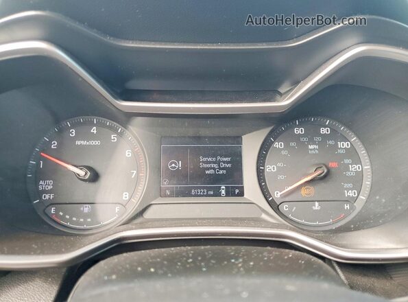 KL79MMS29MB060092 2021 CHEVROLET TRAILBLAZER White Widok zestawu wskaźników