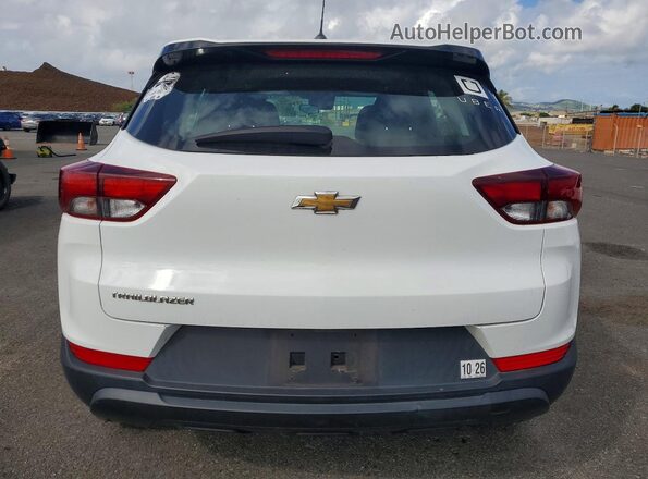 KL79MMS29MB060092 2021 CHEVROLET TRAILBLAZER White Widok z tyłu