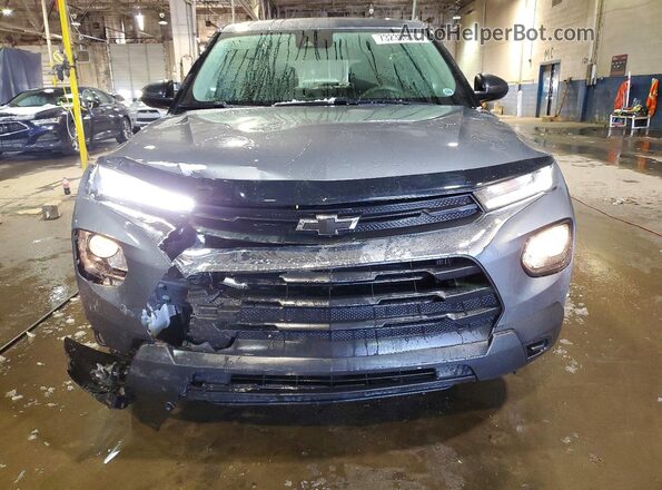 KL79MMS2XNB074374 2022 CHEVROLET TRAILBLAZER Gray Widok z przodu