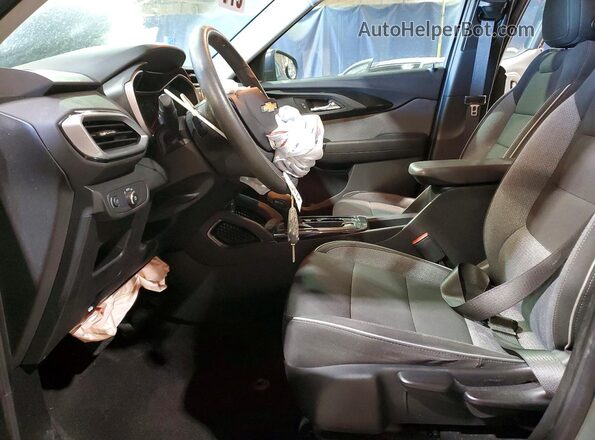 KL79MMS2XNB074374 2022 CHEVROLET TRAILBLAZER Gray Widok wnętrza z przodu