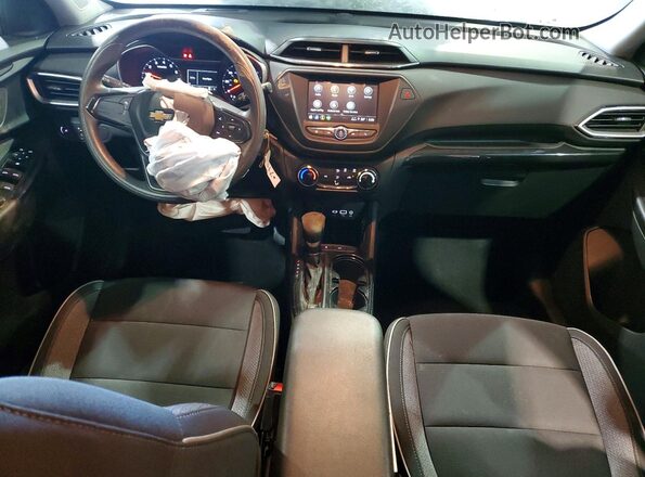 KL79MMS2XNB074374 2022 CHEVROLET TRAILBLAZER Gray Widok deski rozdzielczej