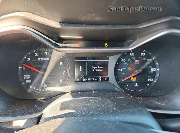 KL79MNSL2MB131261 2021 CHEVROLET TRAILBLAZER Blue Вид щитка приладів