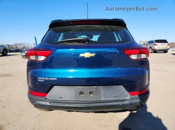 KL79MNSL2MB131261 2021 CHEVROLET TRAILBLAZER Blue Вид ззаду