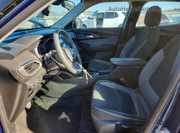 KL79MNSL2MB131261 2021 CHEVROLET TRAILBLAZER Blue Вид салону спереду
