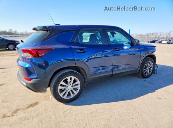 KL79MNSL2MB131261 2021 CHEVROLET TRAILBLAZER Blue Задня права чверть