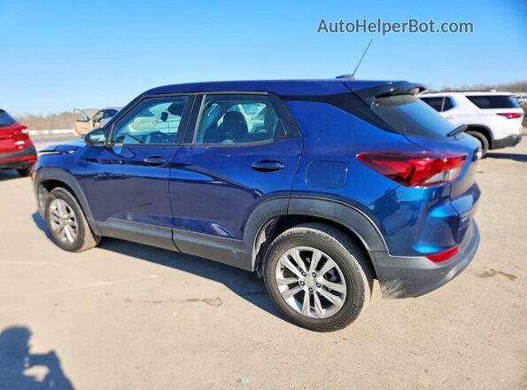 KL79MNSL2MB131261 2021 CHEVROLET TRAILBLAZER Blue Задня ліва чверть