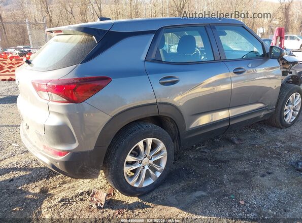 KL79MNSL5MB178929 2021 CHEVROLET TRAILBLAZER Серый Задняя правая четверть
