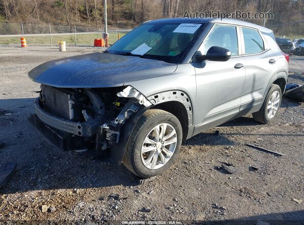 KL79MNSL5MB178929 2021 CHEVROLET TRAILBLAZER Серый Передняя левая четверть