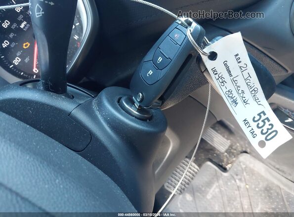 KL79MNSL5MB178929 2021 CHEVROLET TRAILBLAZER Серый Вид панели приборов