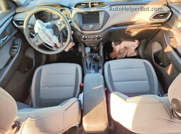 KL79MNSL6MB006134 2021 CHEVROLET TRAILBLAZER Белый Вид панели приборов