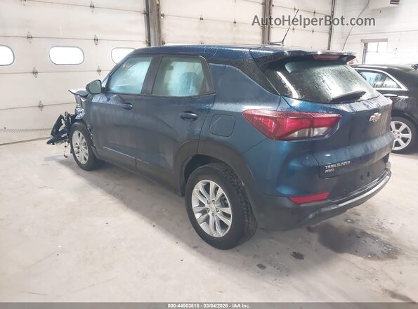 KL79MNSL9MB025907 2021 CHEVROLET TRAILBLAZER Blue Задня ліва чверть