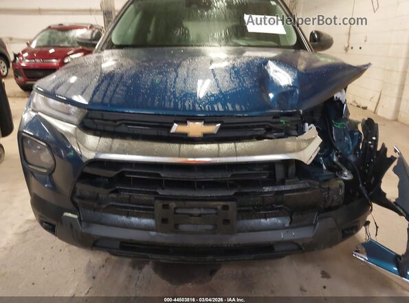 KL79MNSL9MB025907 2021 CHEVROLET TRAILBLAZER Blue Вид щитка приладів