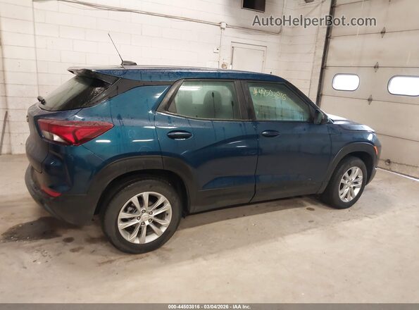KL79MNSL9MB025907 2021 CHEVROLET TRAILBLAZER Blue Вид задньої частини салону